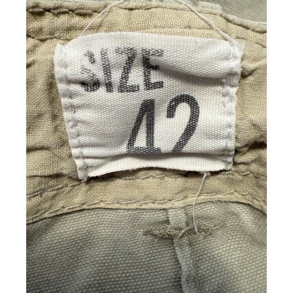 Wonderwall Broken In Cargo Shorts Tan Tropical Beach Resortware, 42, 87-24 - Picture 11 of 16